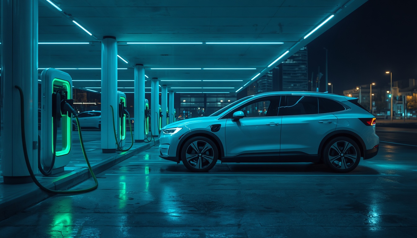 Electric vehicle charging station seamless integration
